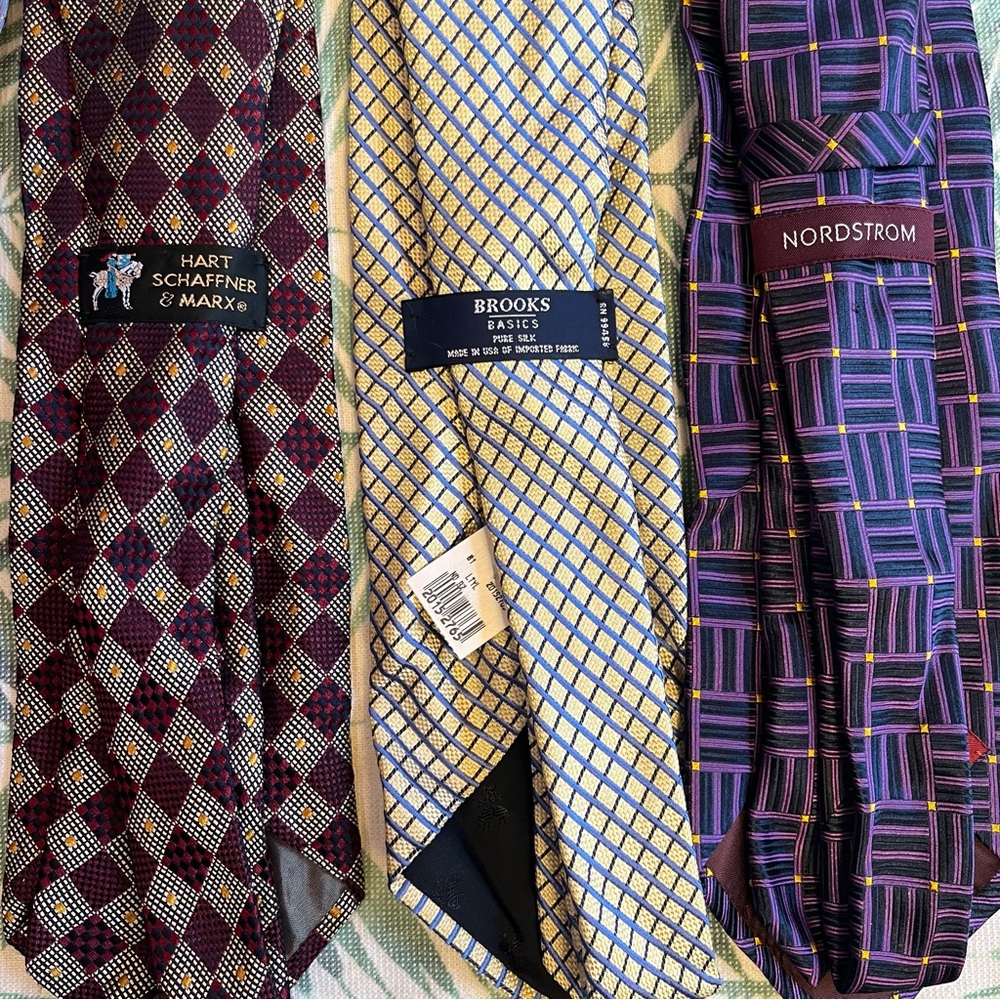 Square Patterned Ties Set - image 2
